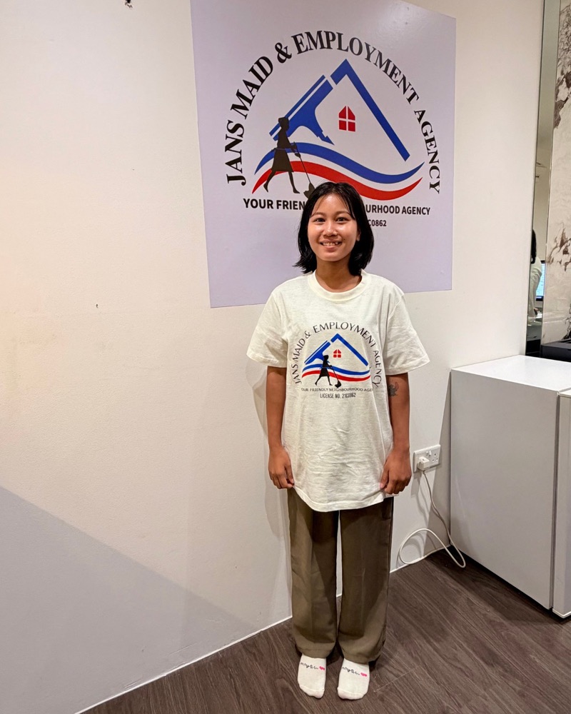 Myanmar domestic helper during placement preparation at Jans Maid & Employment Agency, photo 5